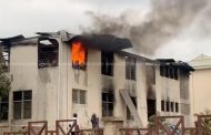 Fire Service Rush Back To EC’s Accra Office After Fire Sparked Again