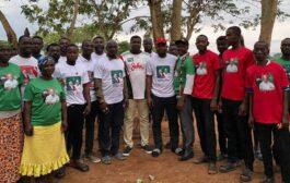 The Adunku youth work committee Isaac K Gracious Donated an items to the NDC of Adunku branch.