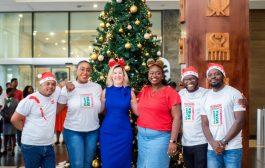 Clubhouse Ghana Brightens Up StandChart HQ Building For Christmas