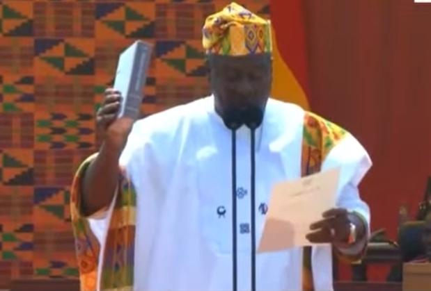 John Dramani Mahama Sworn in as Ghana's President for Second Term