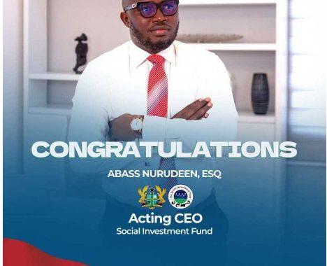 Breaking News: Lawyer Abass Nurudeen Shakes Up Social Investment Fund as New CEO!